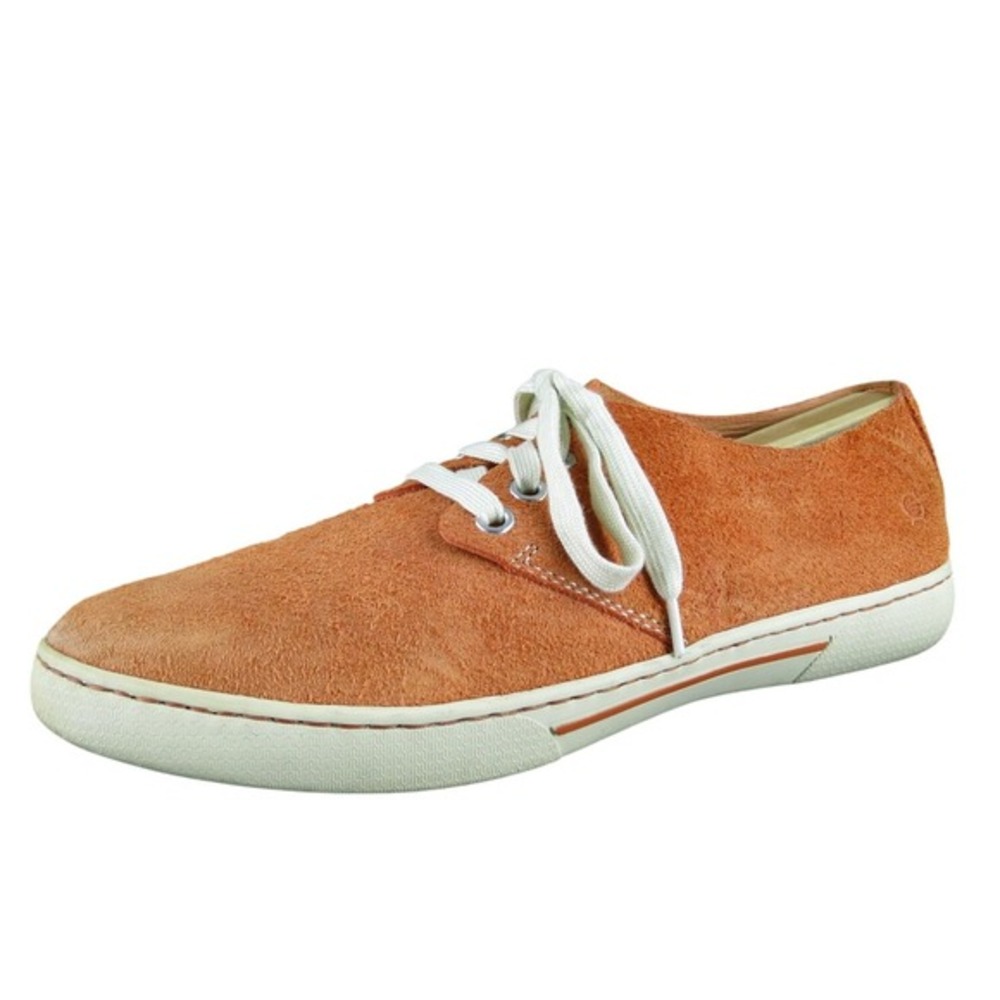 Born Men's  Sneaker Orange Suede Size 11.5 Medium Gently Used 2025